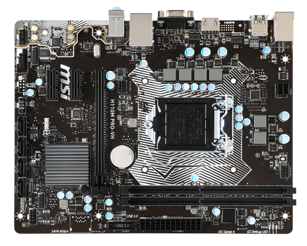 Bekijk afbeelding 2 van MSI H110M Pro-VH; 1151 V/GBL/DDR4/USB3.1/?ATX